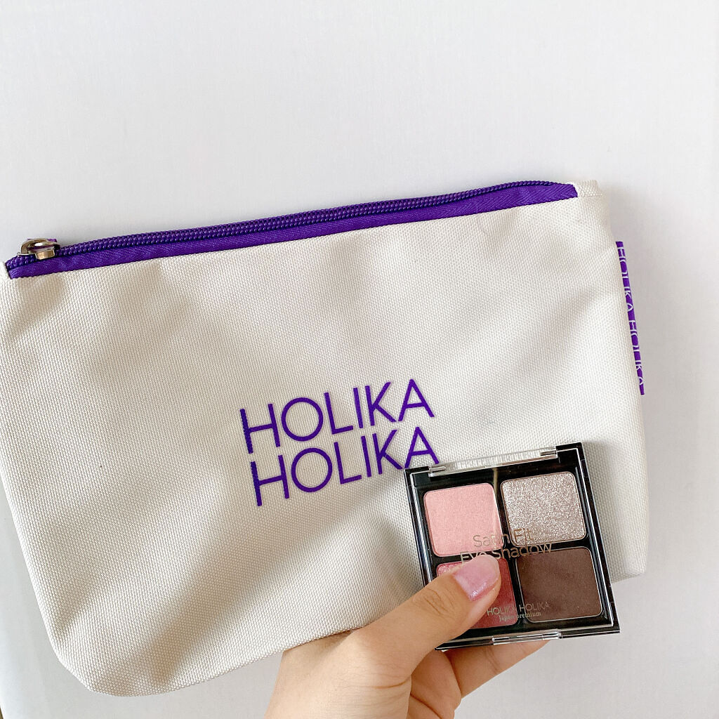 サテンフィットアイシャドウ/HOLIKA HOLIKA/アイシャドウパレットを使ったクチコミ（1枚目）