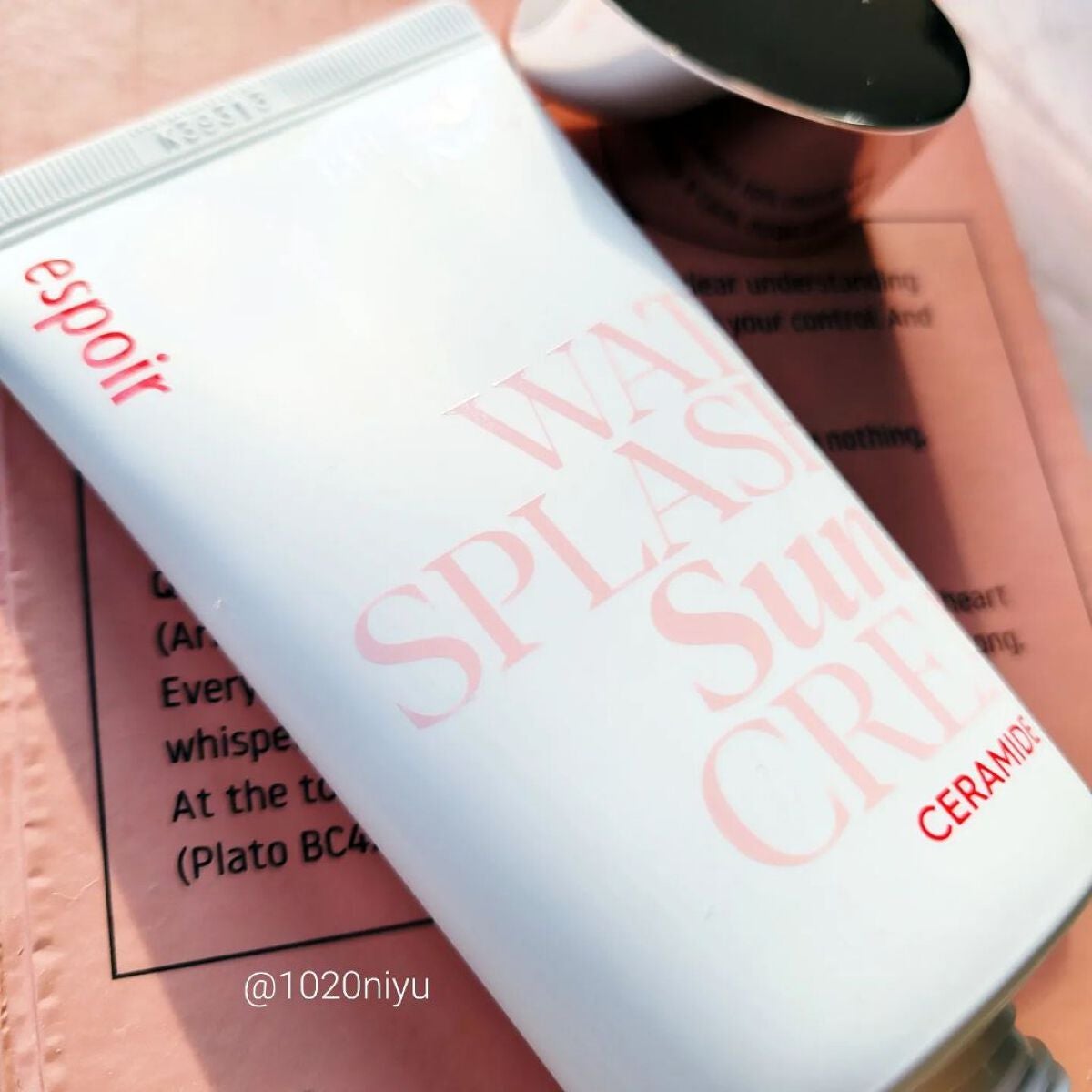 ウォータースプラッシュサンクリーム セラミド/espoir/日焼け止めクリームを使ったクチコミ(6枚目)