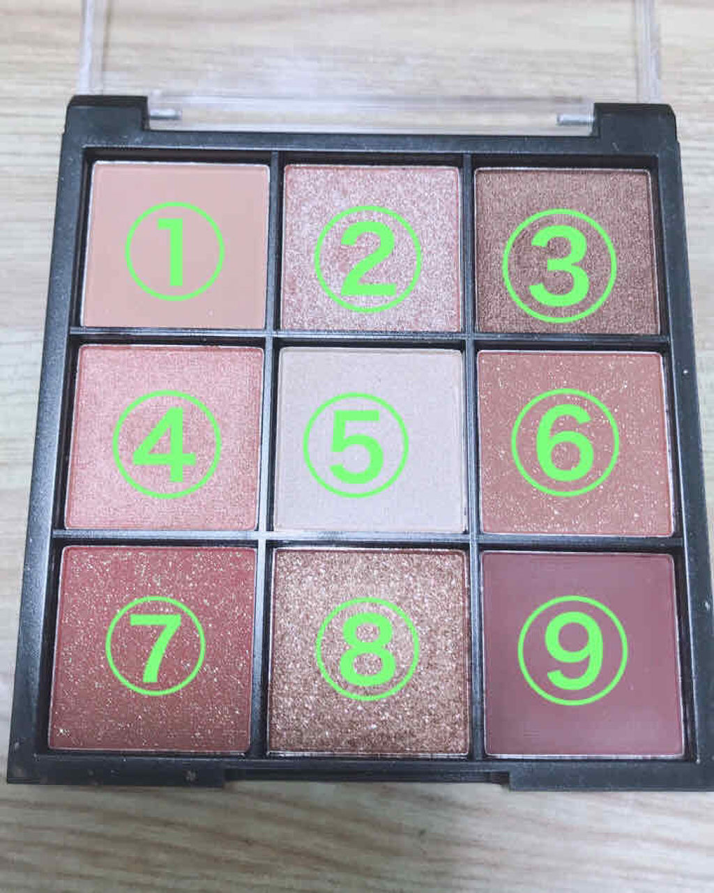 UR GLAM　BLOOMING EYE COLOR PALETTE/U R GLAM/アイシャドウパレットを使ったクチコミ（1枚目）