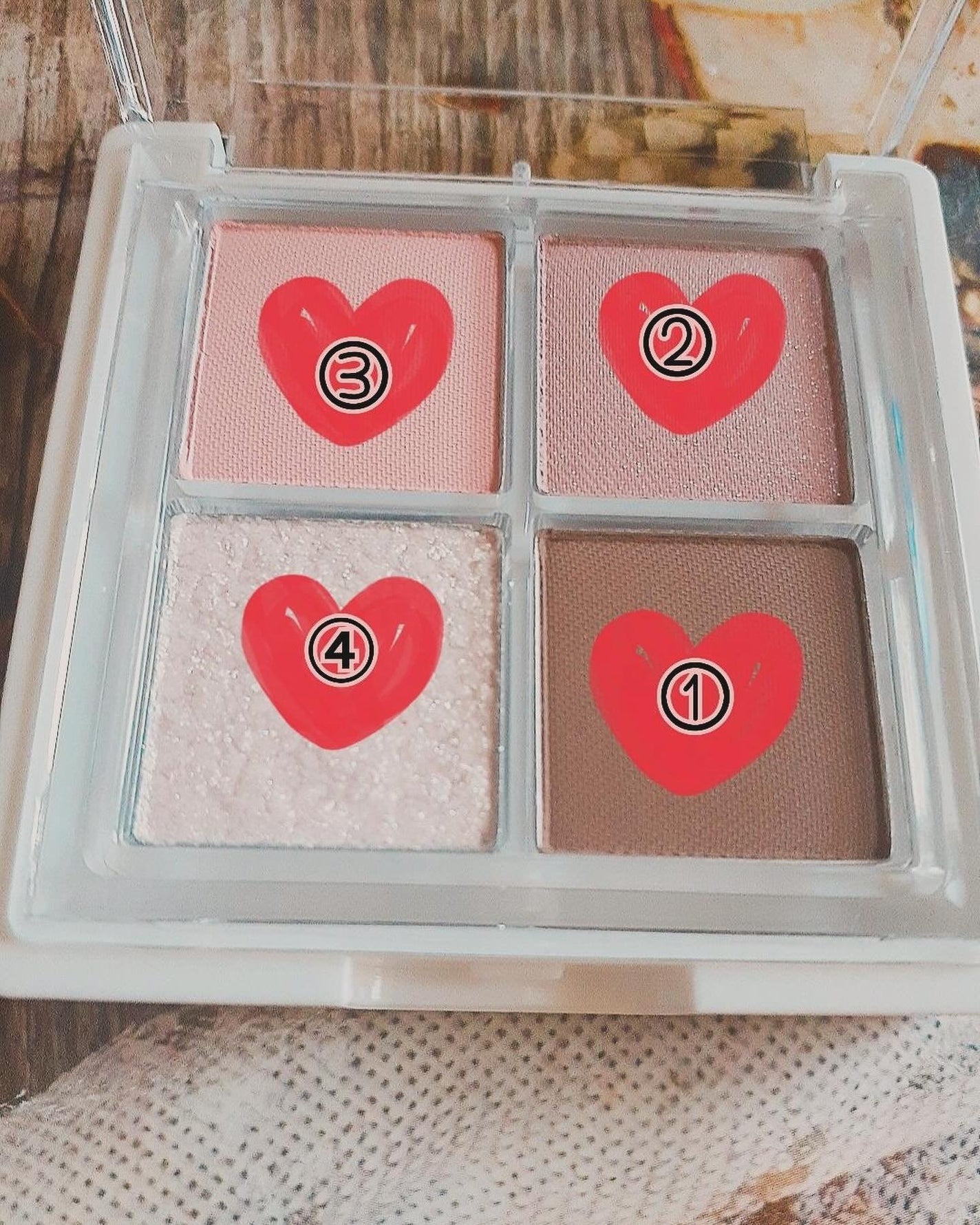 グリッターレイヤリングアイシャドウパレット/TWINKLE POP/アイシャドウパレットを使ったクチコミ(2枚目)