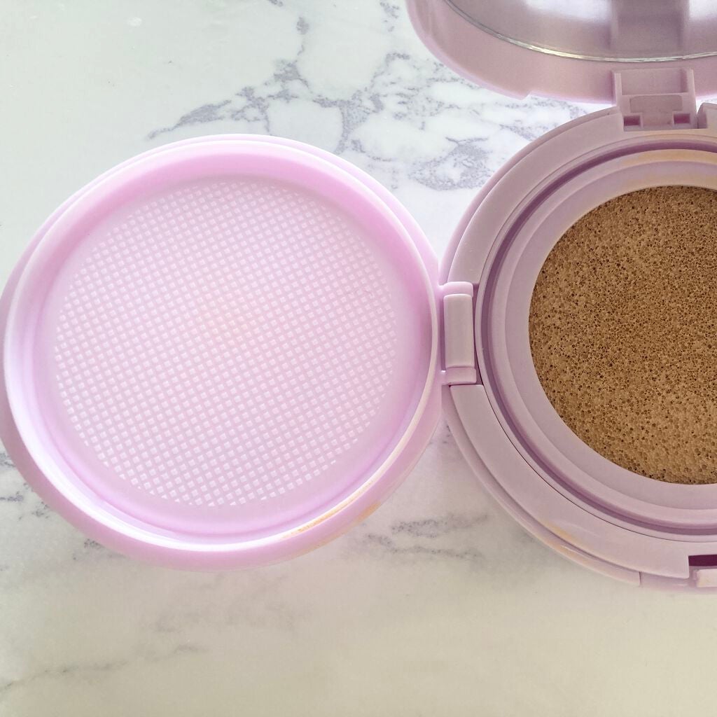 ユニコーン オーロラ光彩クッション/SELF BEAUTY/クッションファンデーションを使ったクチコミ(4枚目)