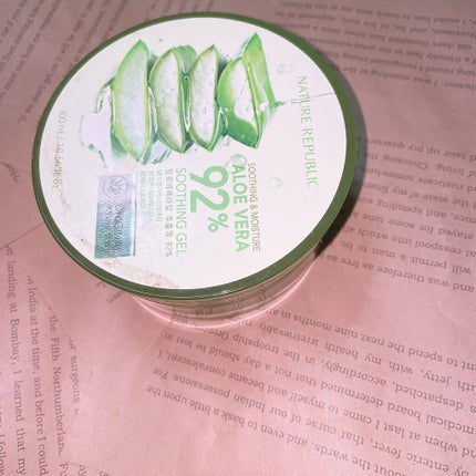 マイルド&モイスチャーアロエジェル/ネイチャーリパブリック/ボディローションを使ったクチコミ(1枚目)