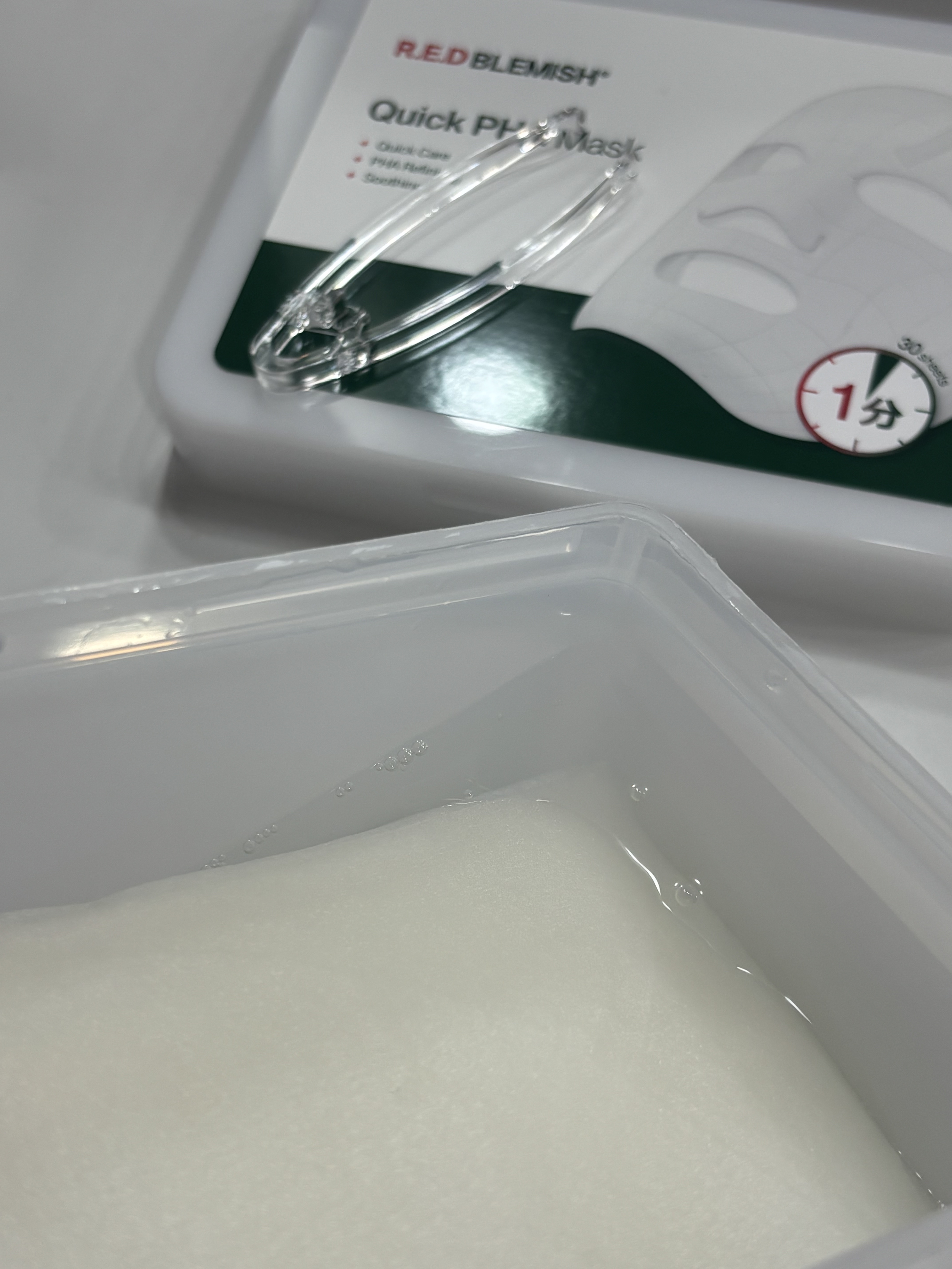 レッドブレミッシュクイックPHAシートマスク/Dr.G/シートマスク・パックを使ったクチコミ（2枚目）