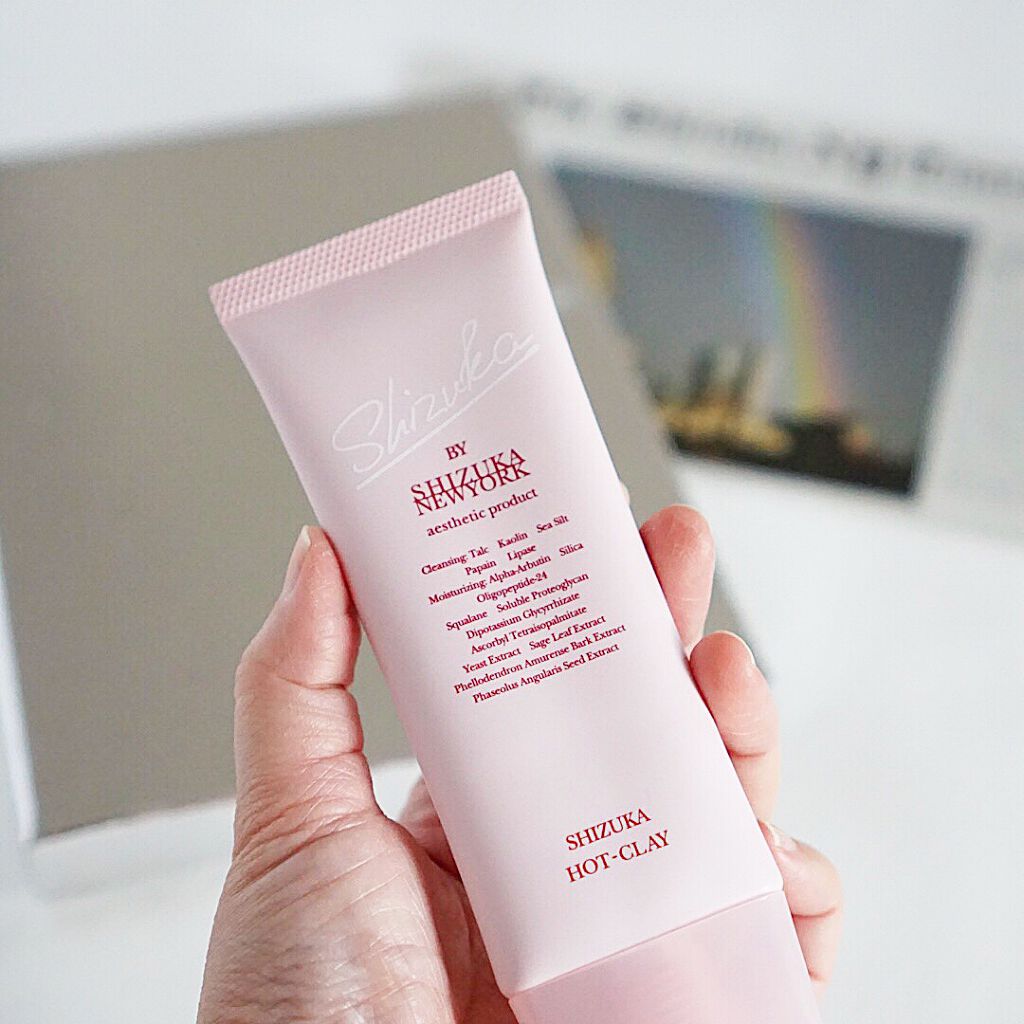 Shizuka BY SHIZUKA NEWYORK シズカホットクレイクレンジングのクチコミ「・
・
朝晩の洗顔・クレンジングはこれ1本♩¨̮
じんわりあたたかい温感クレイの
オールインワ.....」（2枚目）