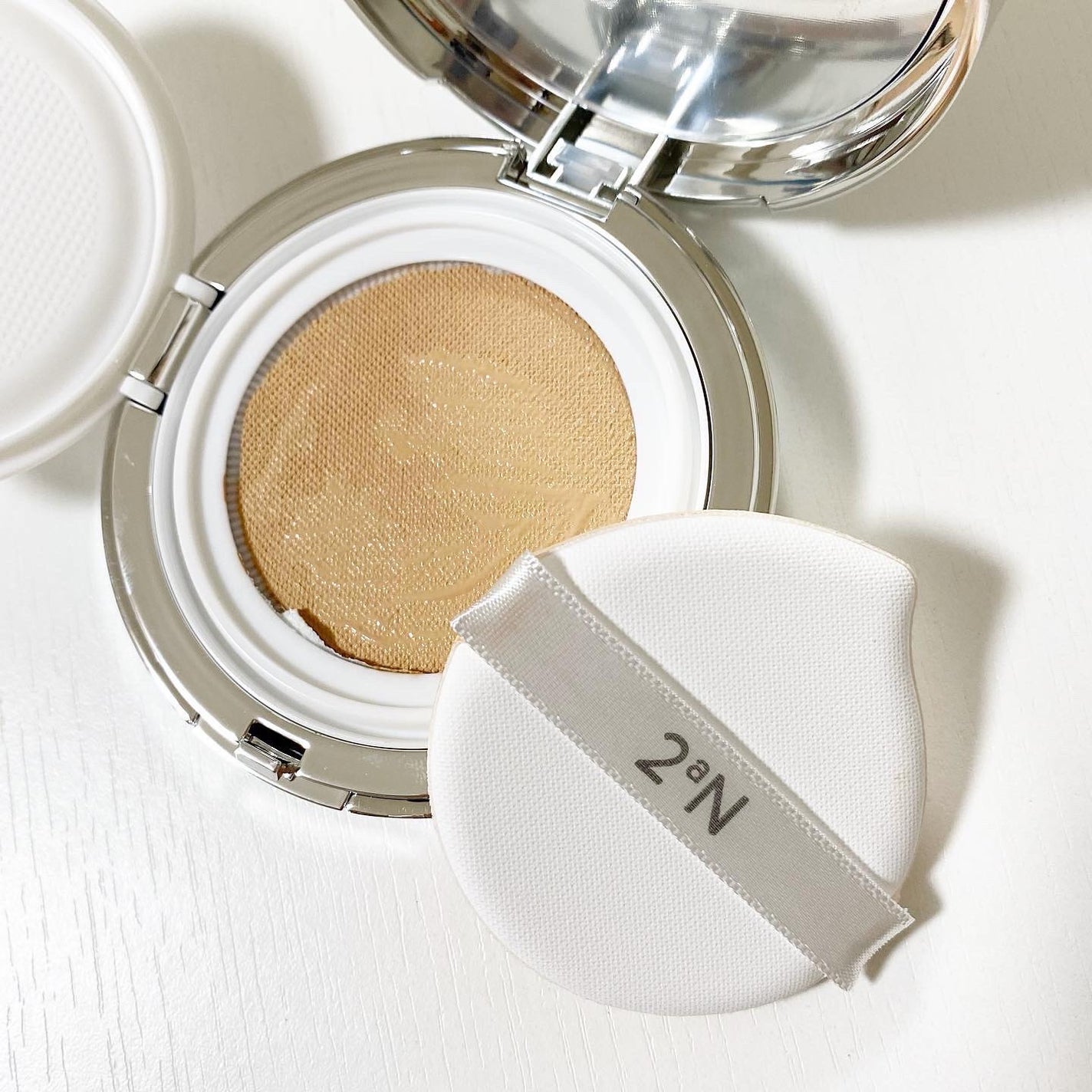 グリーミングテンションパクト/2aN/クリーム・エマルジョンファンデーションを使ったクチコミ(2枚目)