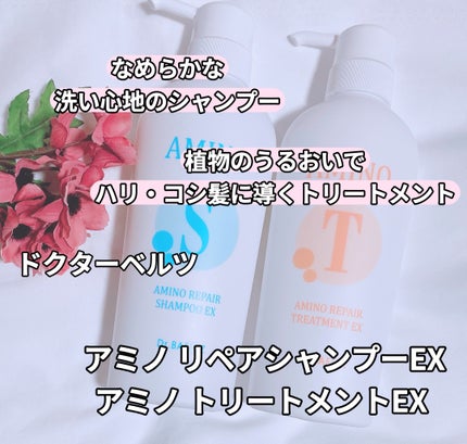 アミノリペアシャンプーEX/トリートメントEX /ドクターベルツ/市販シャンプーを使ったクチコミ(1枚目)