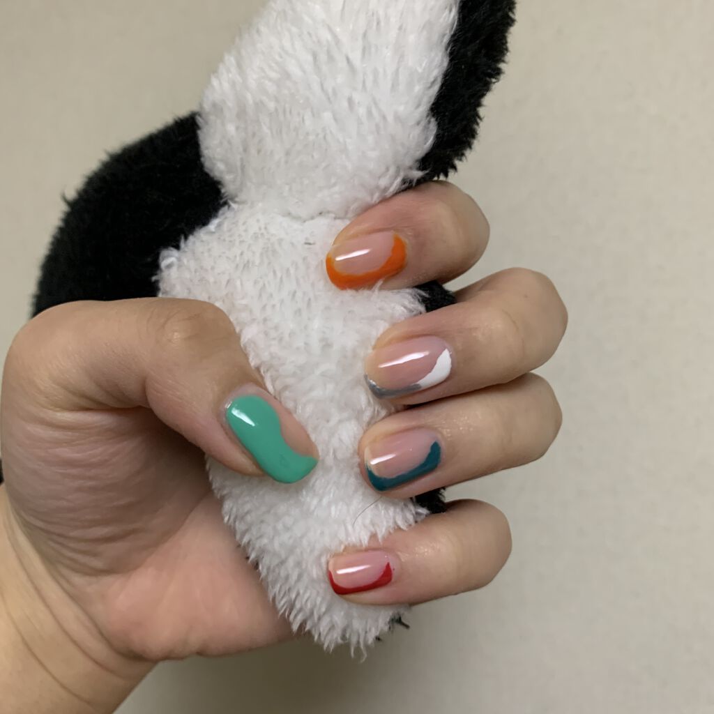 AT濃密グラマラスネイルエナメル 17 ミルキーグリーン/Art Collection/マニキュアを使ったクチコミ（1枚目）