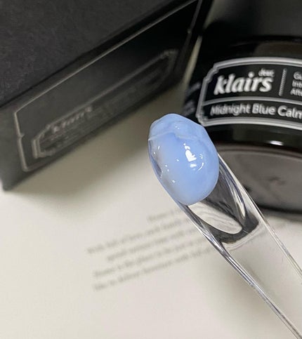 ミッドナイトブルーカーミングクリーム/Klairs/フェイスクリームを使ったクチコミ(4枚目)