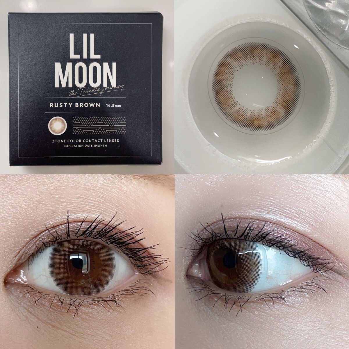 LIL MOON 1month/LILMOON/１ヶ月（１MONTH）カラコンを使ったクチコミ（1枚目）