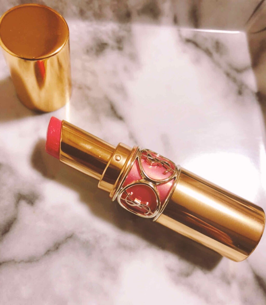 ルージュ ヴォリュプテ シャイン/YVES SAINT LAURENT BEAUTE/口紅を使ったクチコミ（1枚目）