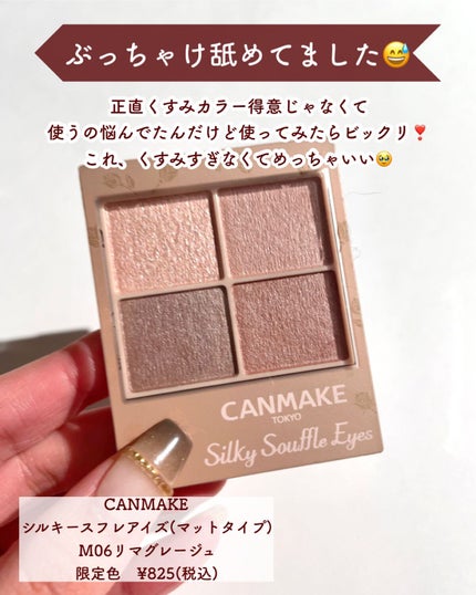 シルキースフレアイズ(マットタイプ)/キャンメイク/アイシャドウパレットを使ったクチコミ(2枚目)