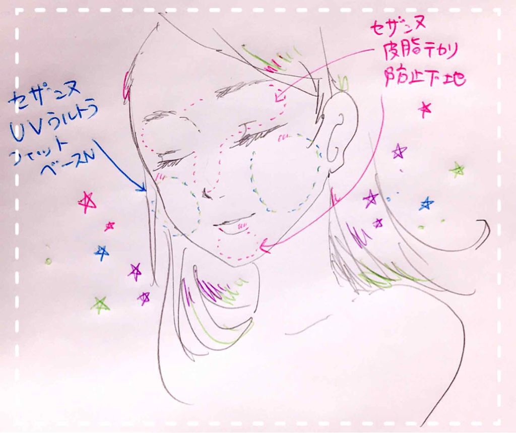 皮脂テカリ防止下地/CEZANNE/化粧下地を使ったクチコミ(2枚目)