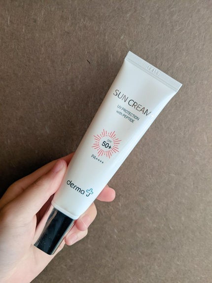 サンクリーム+/ DermaJ/日焼け止めクリームを使ったクチコミ(1枚目)