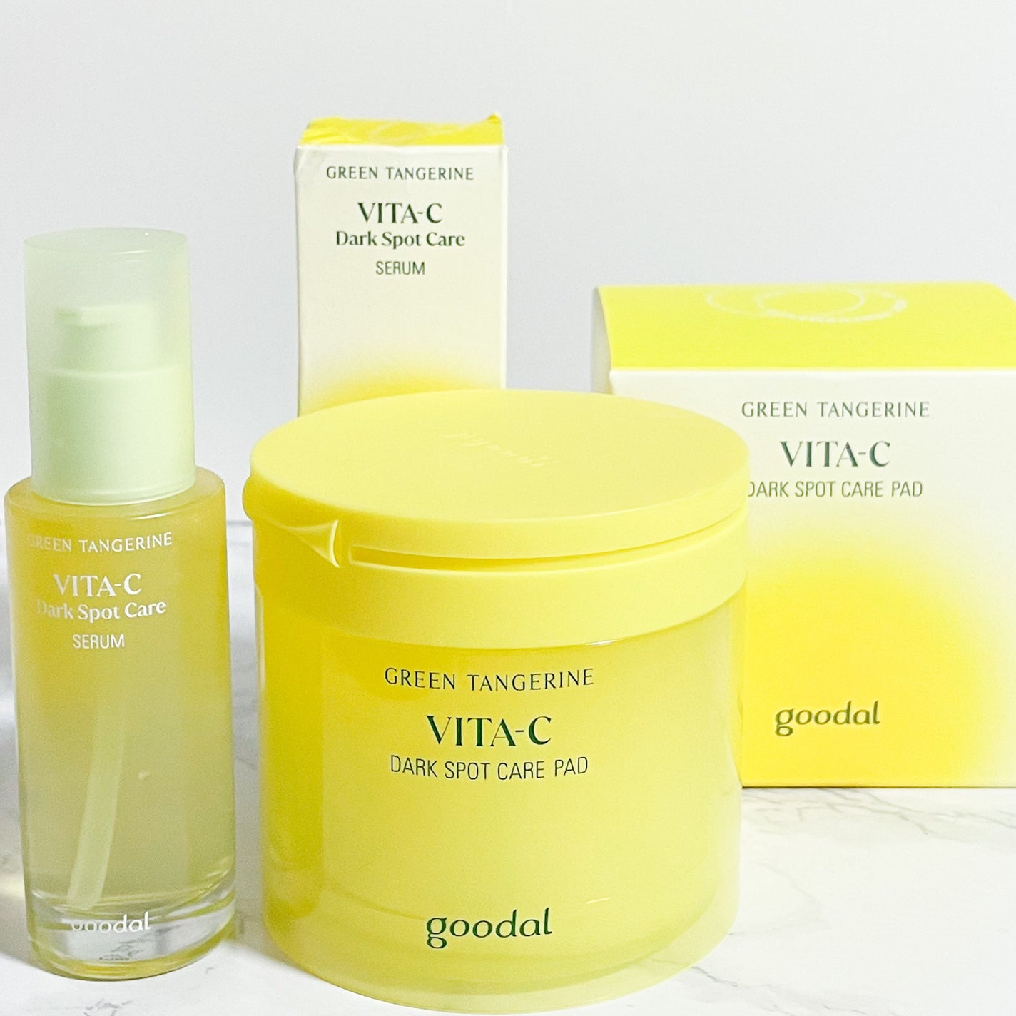 グリーンタンジェリン ビタC ダークスポットケアセラム/goodal/美容液を使ったクチコミ(5枚目)