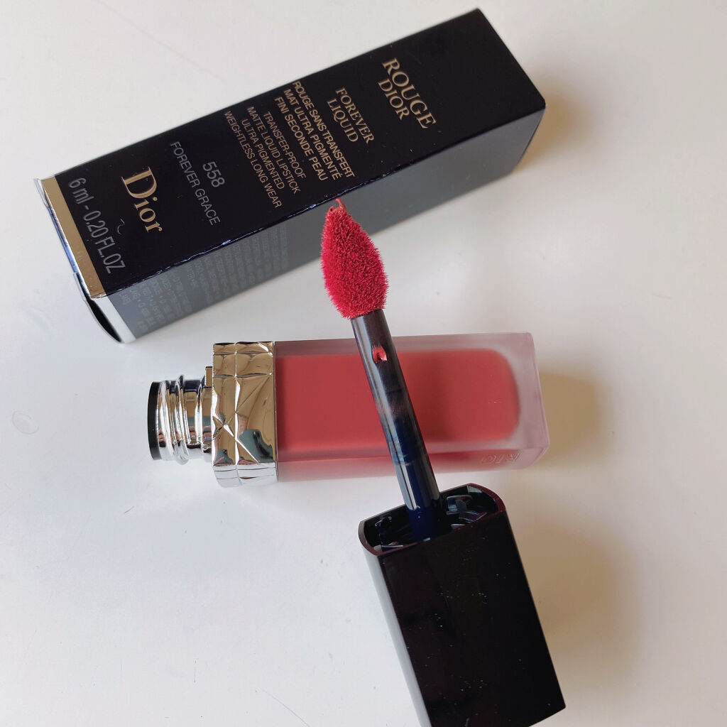 ルージュ ディオール フォーエヴァー リキッド/Dior/口紅を使ったクチコミ（2枚目）