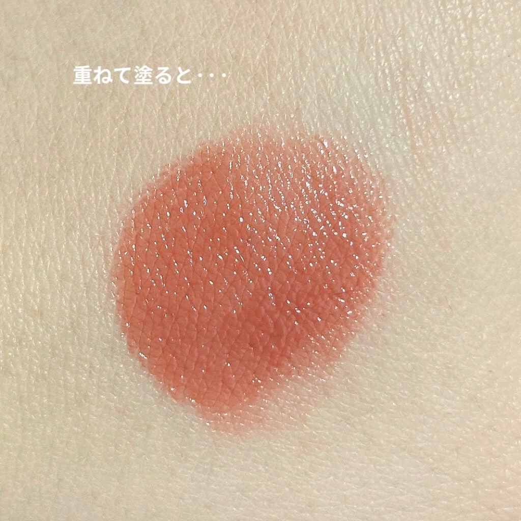 ラスティンググロスリップ/CEZANNE/口紅を使ったクチコミ(4枚目)