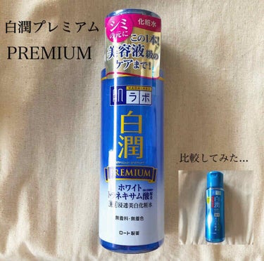 白潤プレミアム 薬用浸透美白化粧水 170ml（ボトル）/肌ラボ/化粧水を使ったクチコミ（1枚目）