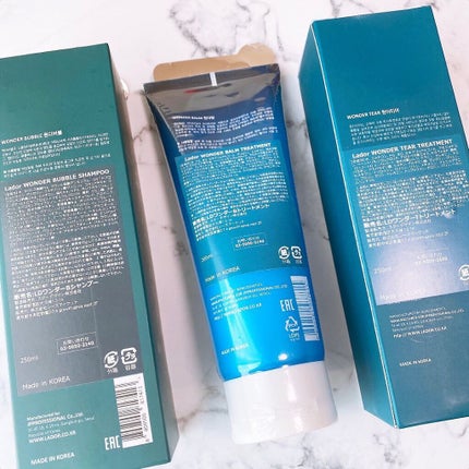 WONDER BALM/La'dor/洗い流すヘアトリートメントを使ったクチコミ(3枚目)