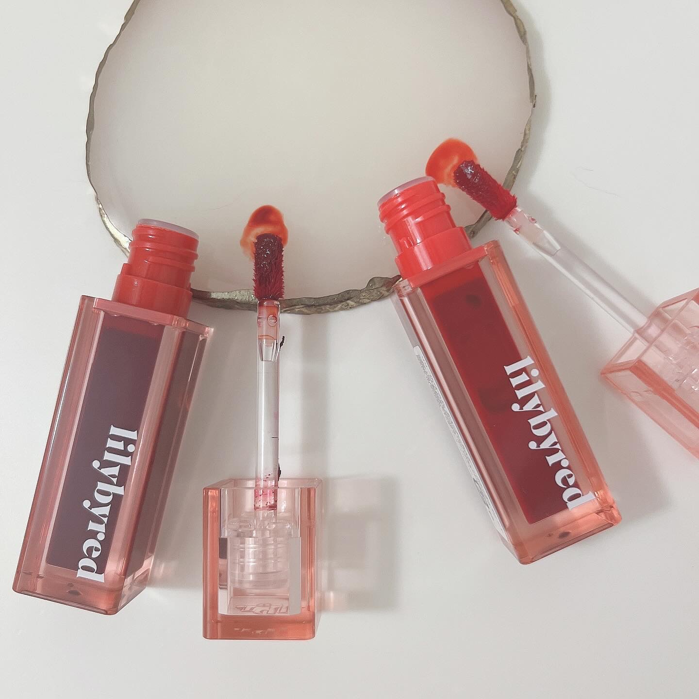 ジューシーライアー ウォーターティント/lilybyred/リップティントを使ったクチコミ（3枚目）