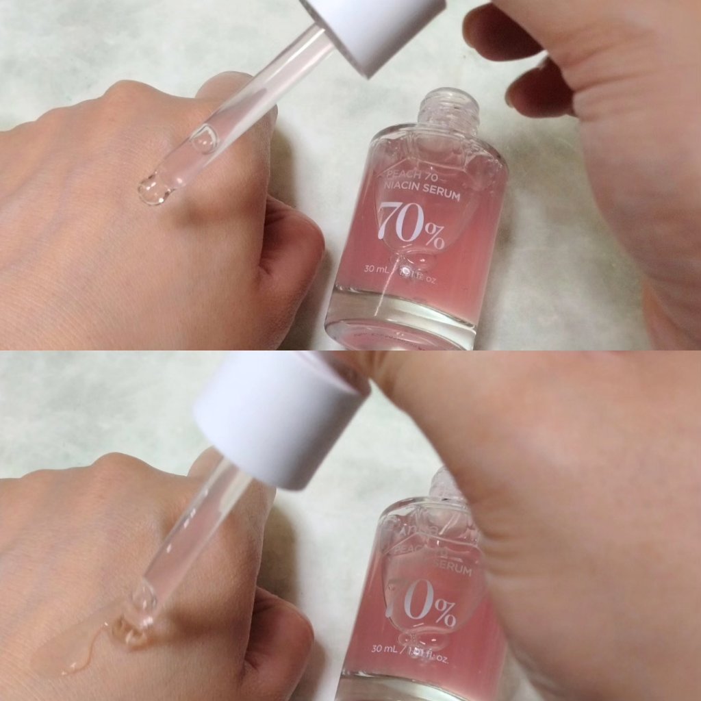 桃70%ナイアシンセラム/Anua/美容液を使ったクチコミ（3枚目）