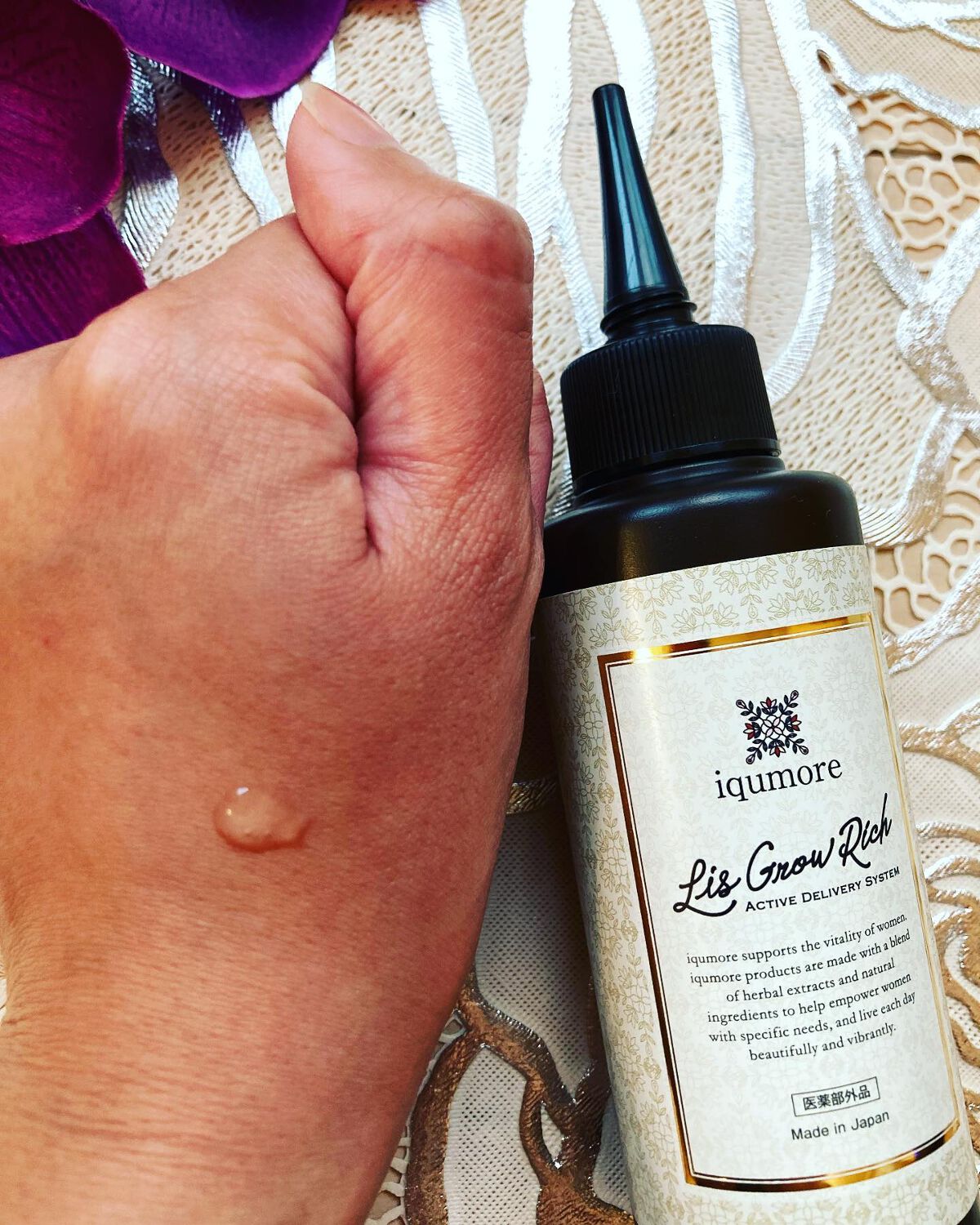 ナノグロウリッチ/iqumore/頭皮ローションを使ったクチコミ（3枚目）