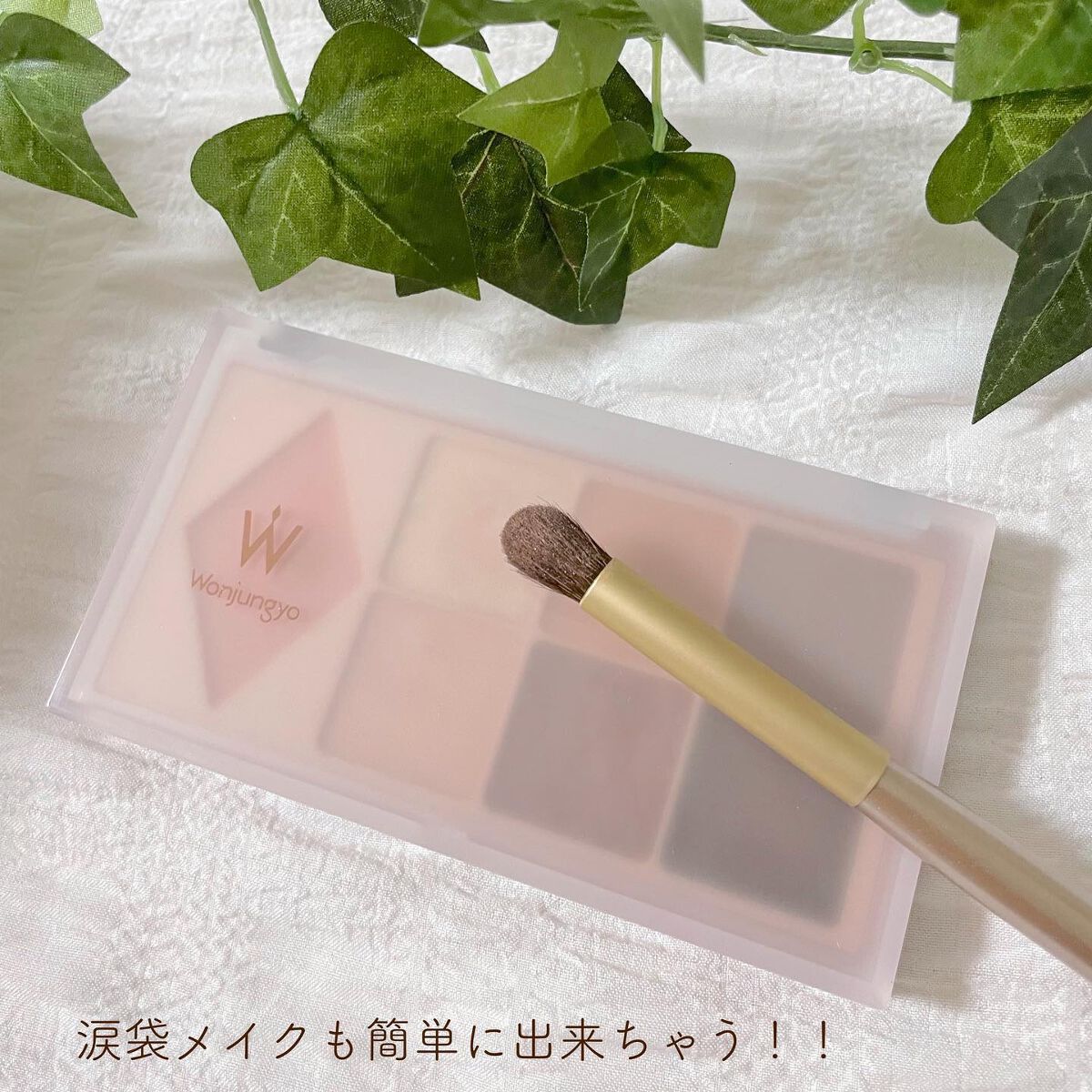 ウォンジョンヨ Ｗ デイリームードアップパレット /Wonjungyo/アイシャドウパレットを使ったクチコミ（3枚目）