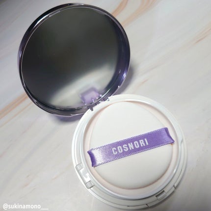 パンテノールバリアクッション/COSNORI/クッションファンデーションを使ったクチコミ(3枚目)