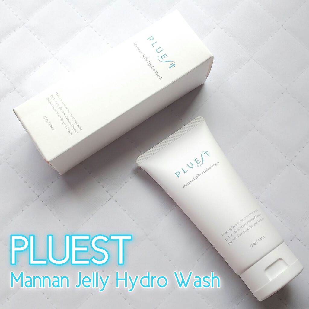 マンナンジェリーハイドロウォッシュ/PLUEST/洗顔料を使ったクチコミ（1枚目）
