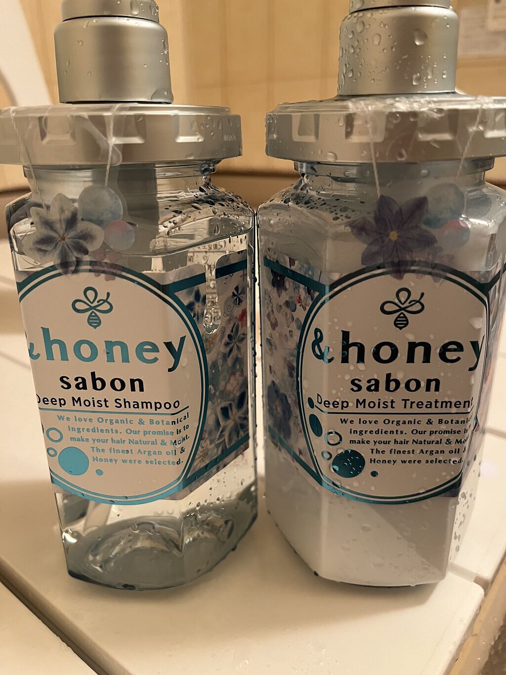 ディープモイスト シャンプー1.0／ヘアトリートメント2.0/&honey/市販シャンプーを使ったクチコミ（1枚目）