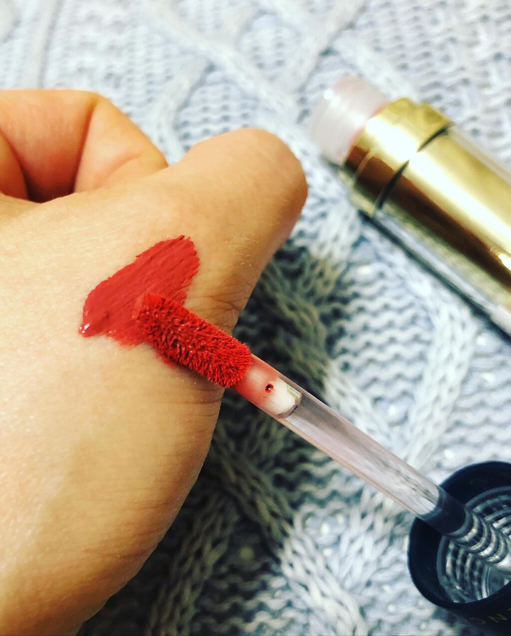 タトゥーベルベットティント/フォレンコス/リップティントを使ったクチコミ(4枚目)