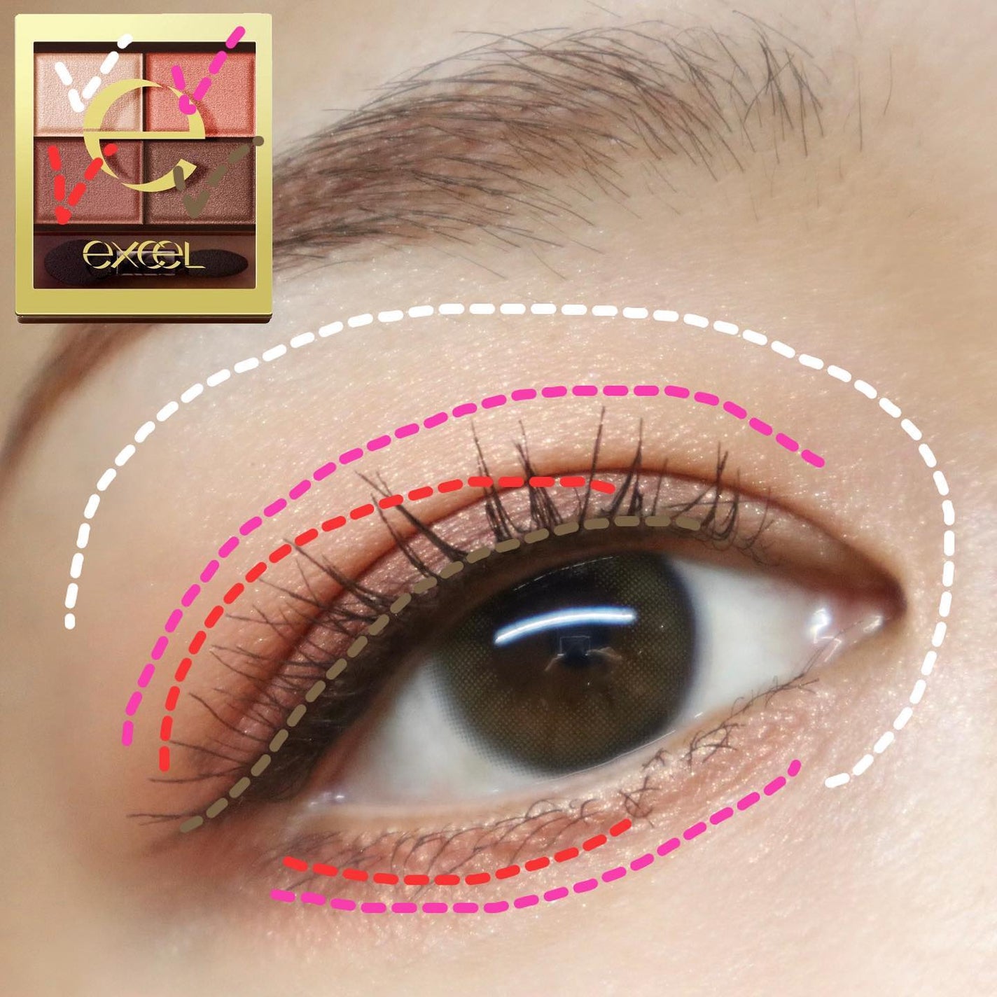 スキニーリッチシャドウ/excel/アイシャドウパレットを使ったクチコミ(4枚目)