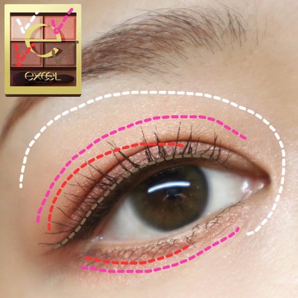 スキニーリッチシャドウ/excel/アイシャドウパレットを使ったクチコミ(4枚目)