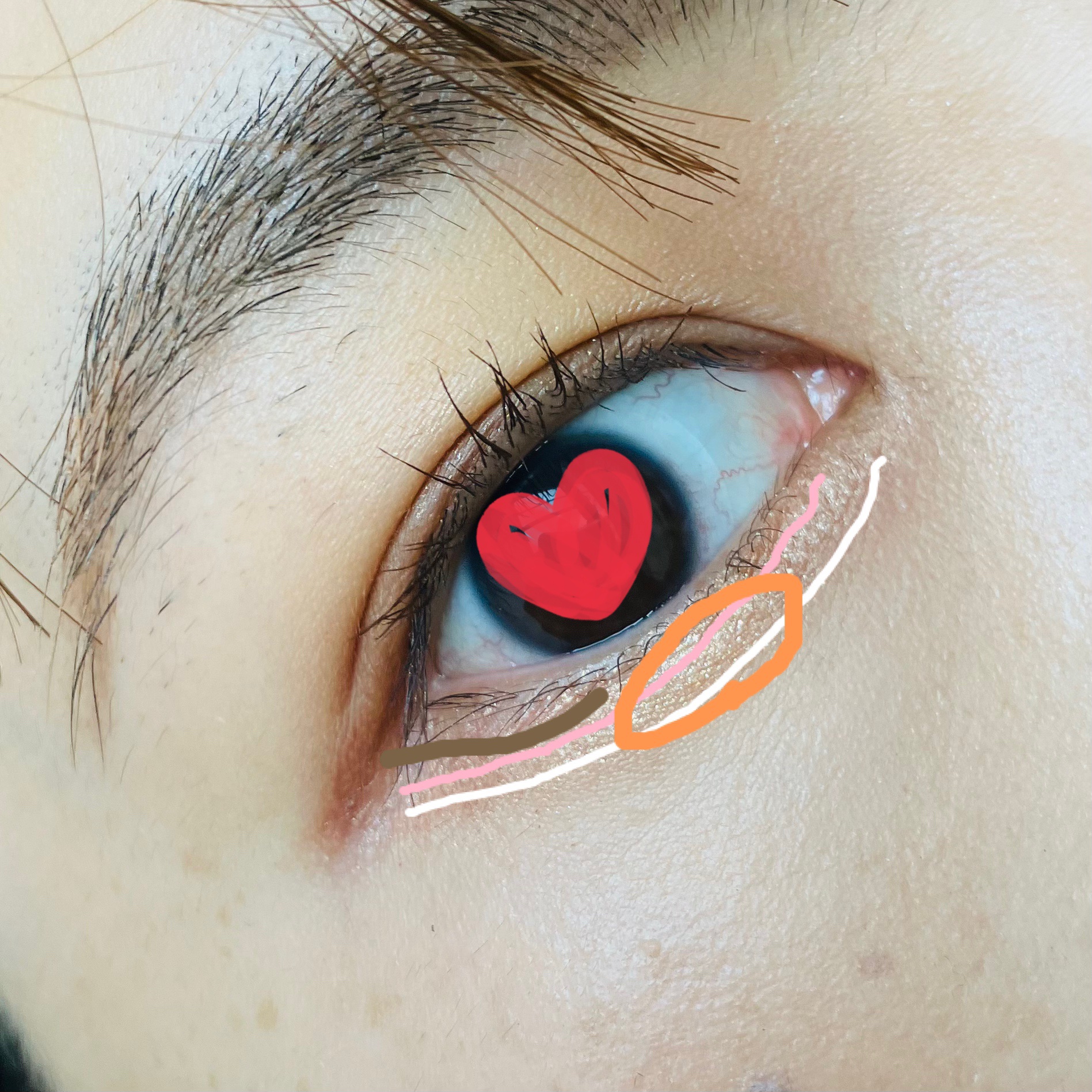 クリーミータッチライナー/キャンメイク/ジェルアイライナーを使ったクチコミ（3枚目）