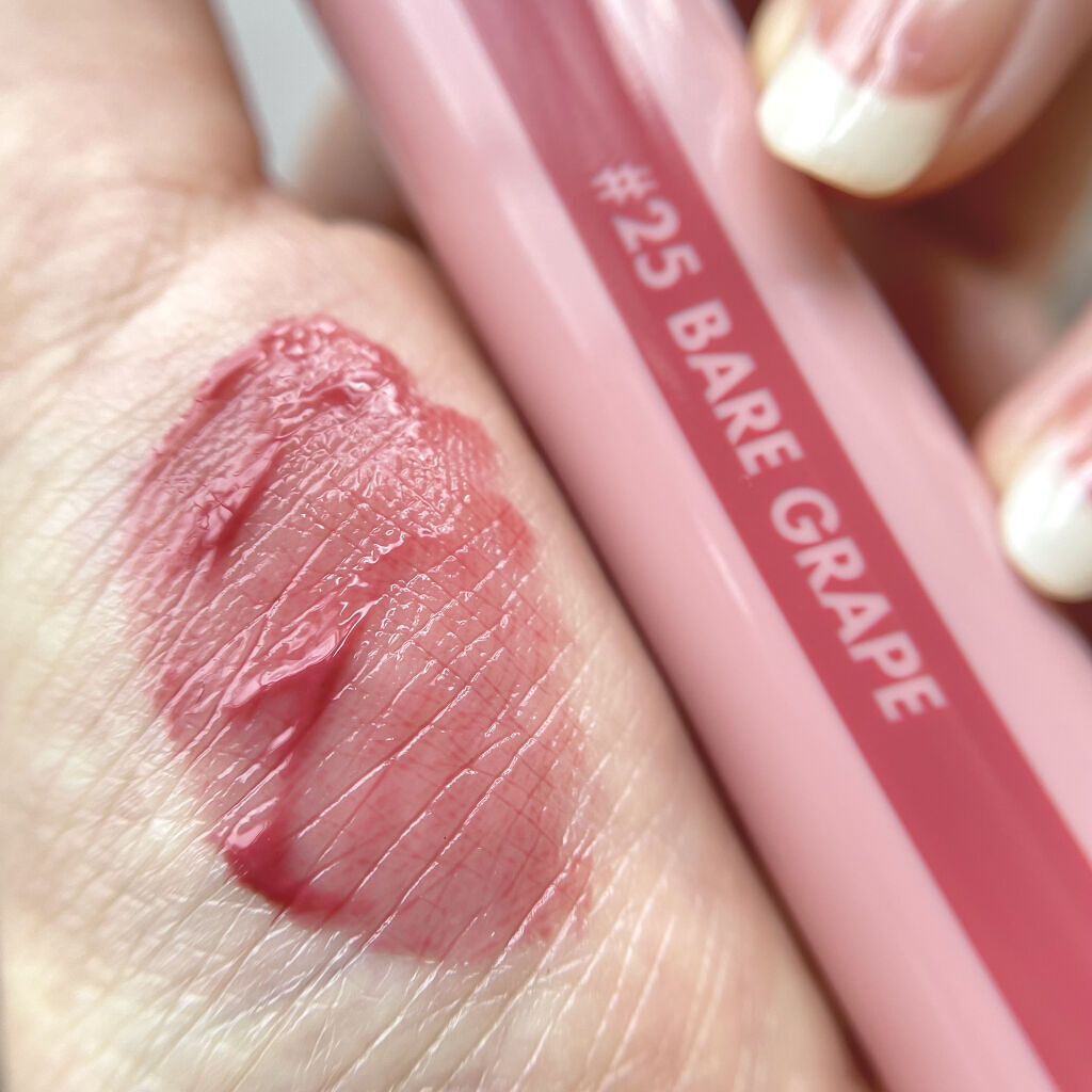 ジューシーラスティングティント/rom&nd/リップティントを使ったクチコミ（3枚目）