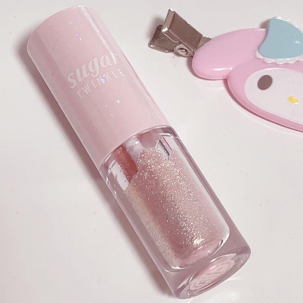 シュガー トゥインクル リキッド シャドウ/PERIPERA/リキッドアイシャドウを使ったクチコミ(1枚目)