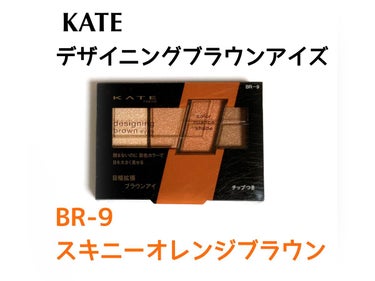 デザイニングブラウンアイズ/KATE/アイシャドウパレットを使ったクチコミ（1枚目）