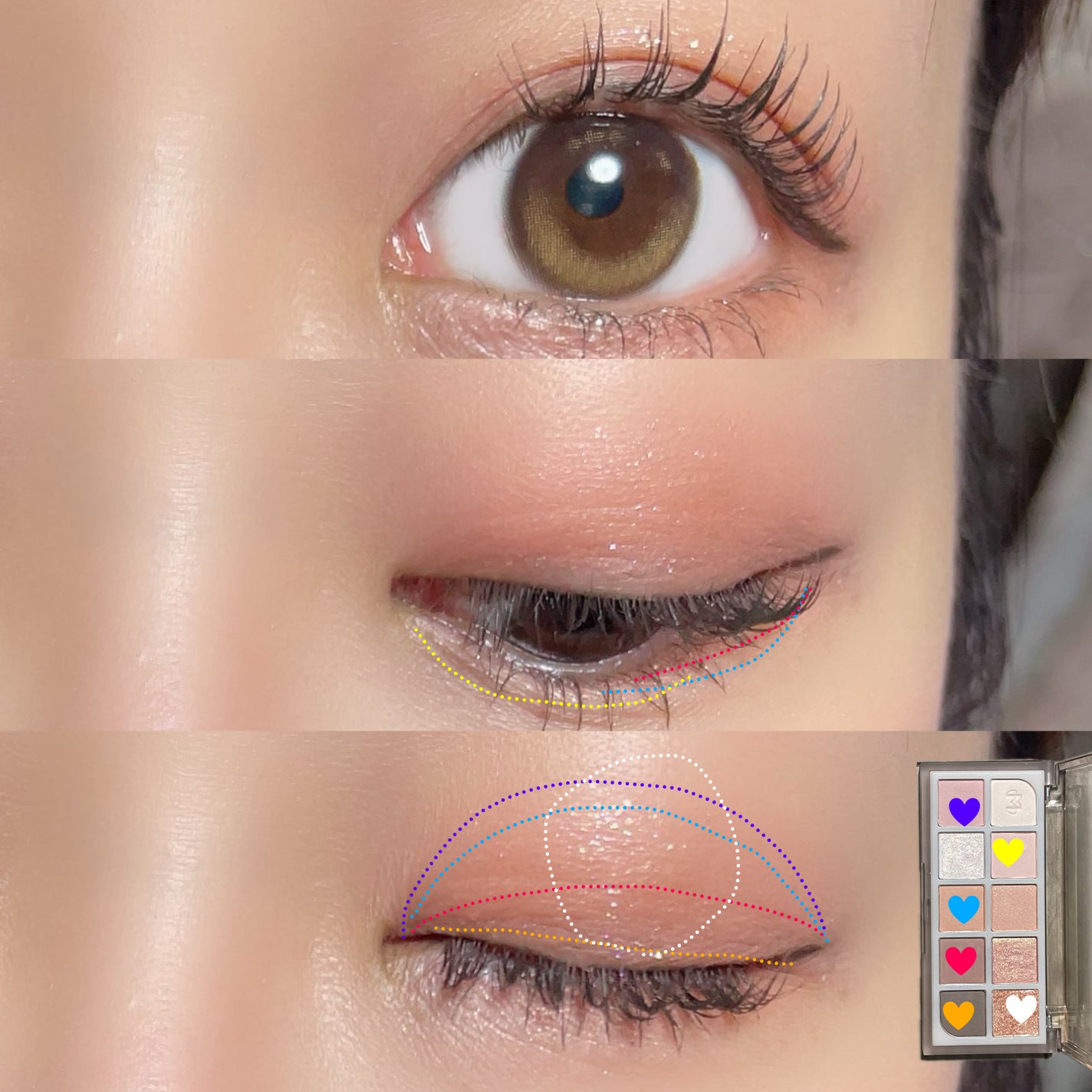 MDショールモーメント アイシャドウパレット/mude/アイシャドウパレットを使ったクチコミ(2枚目)