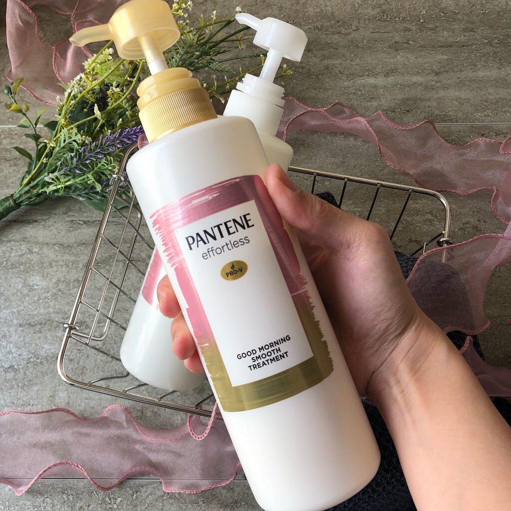 パンテーン エフォートレス グッドモーニング スムース シャンプー／トリートメント/パンテーン/市販シャンプーを使ったクチコミ（2枚目）