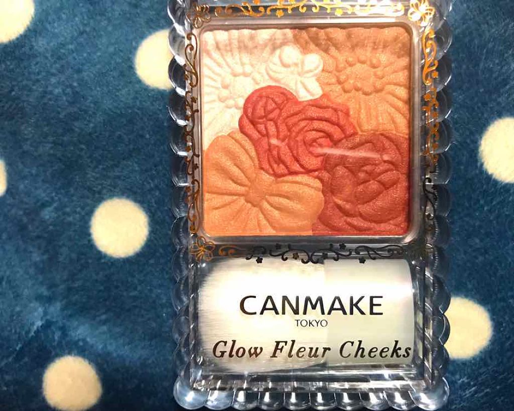 グロウフルールチークス/キャンメイク/パウダーチークを使ったクチコミ(1枚目)