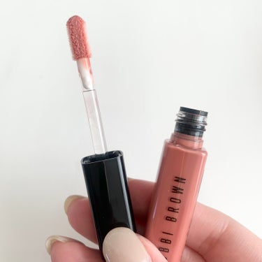 クラッシュドオイル インフューズド グロス 02 フリースピリット/BOBBI BROWN/リップグロスを使ったクチコミ（3枚目）