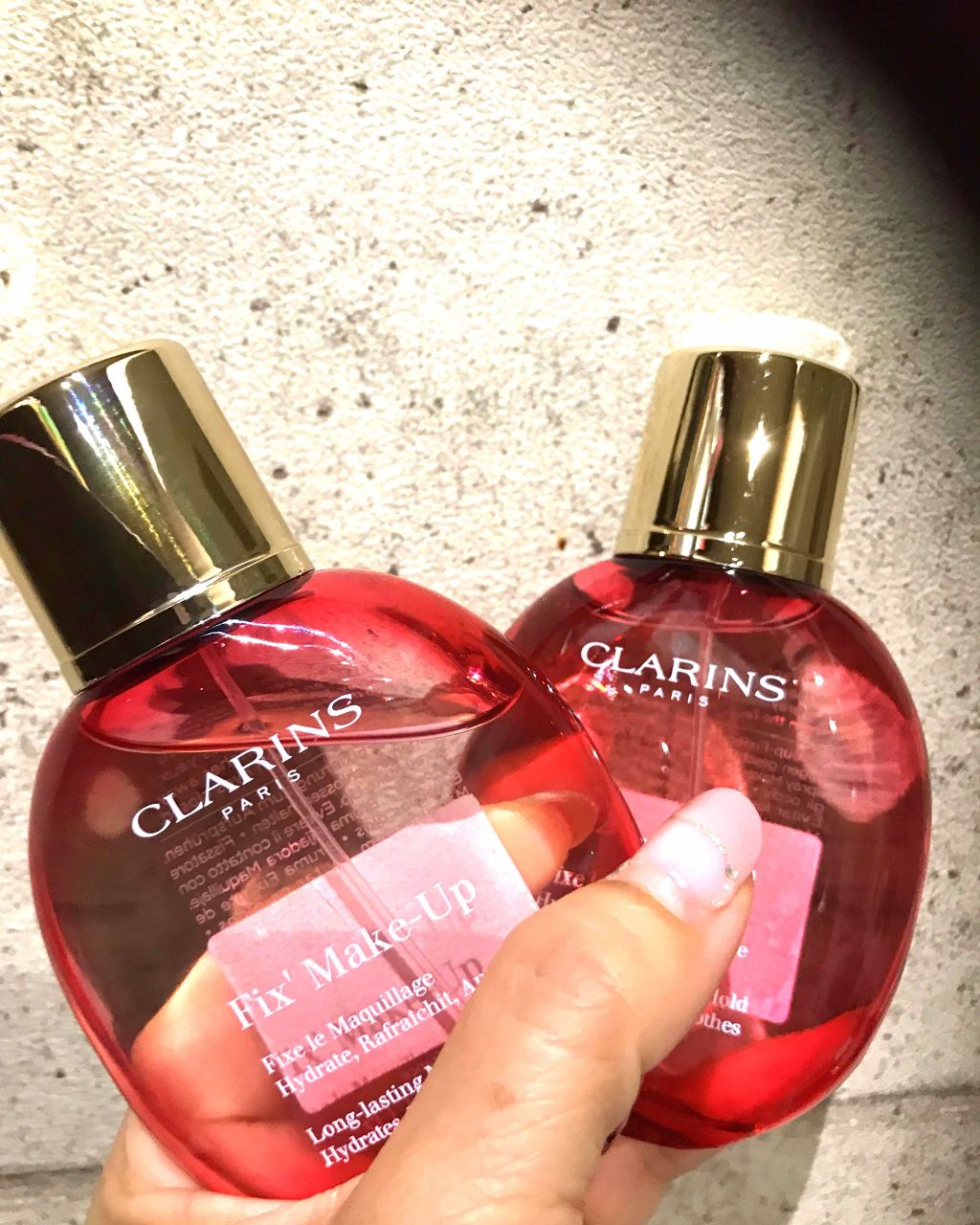 フィックス メイクアップ/CLARINS/ミスト状化粧水を使ったクチコミ(1枚目)