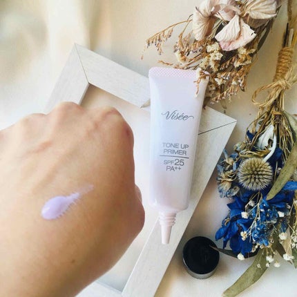 トーンアップ プライマー/Visée/化粧下地を使ったクチコミ(2枚目)
