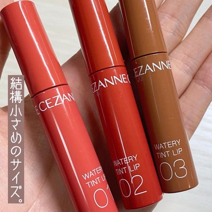 ウォータリーティントリップ/CEZANNE/リップティントを使ったクチコミ(2枚目)