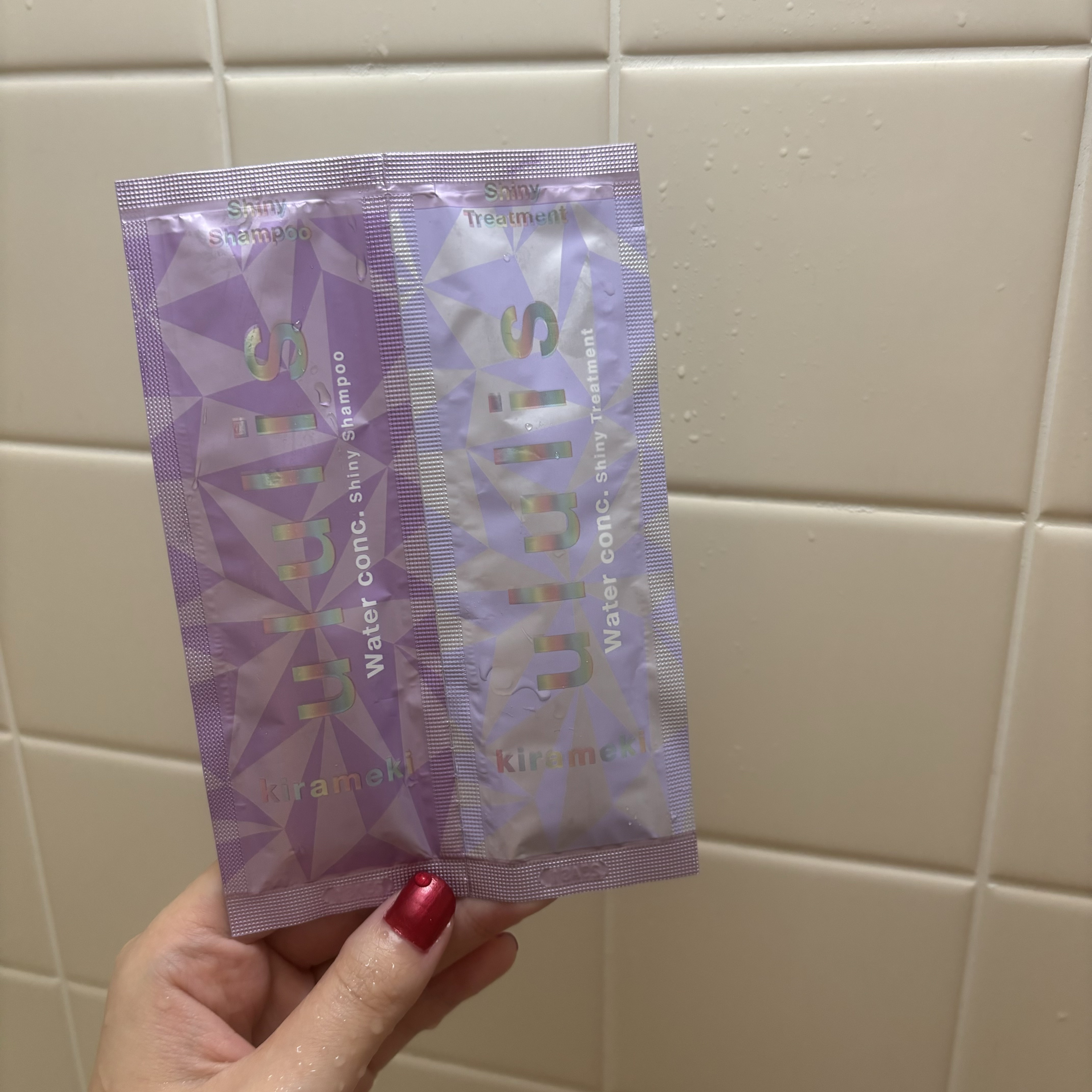 キラメキ ウォーターコンク シャイニー シャンプー/ヘアトリートメント/ululis/市販シャンプーを使ったクチコミ（3枚目）