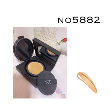 ナチュラルラディアント ロングウェア クッションファンデーション/NARS/クッションファンデーションを使ったクチコミ（2枚目）