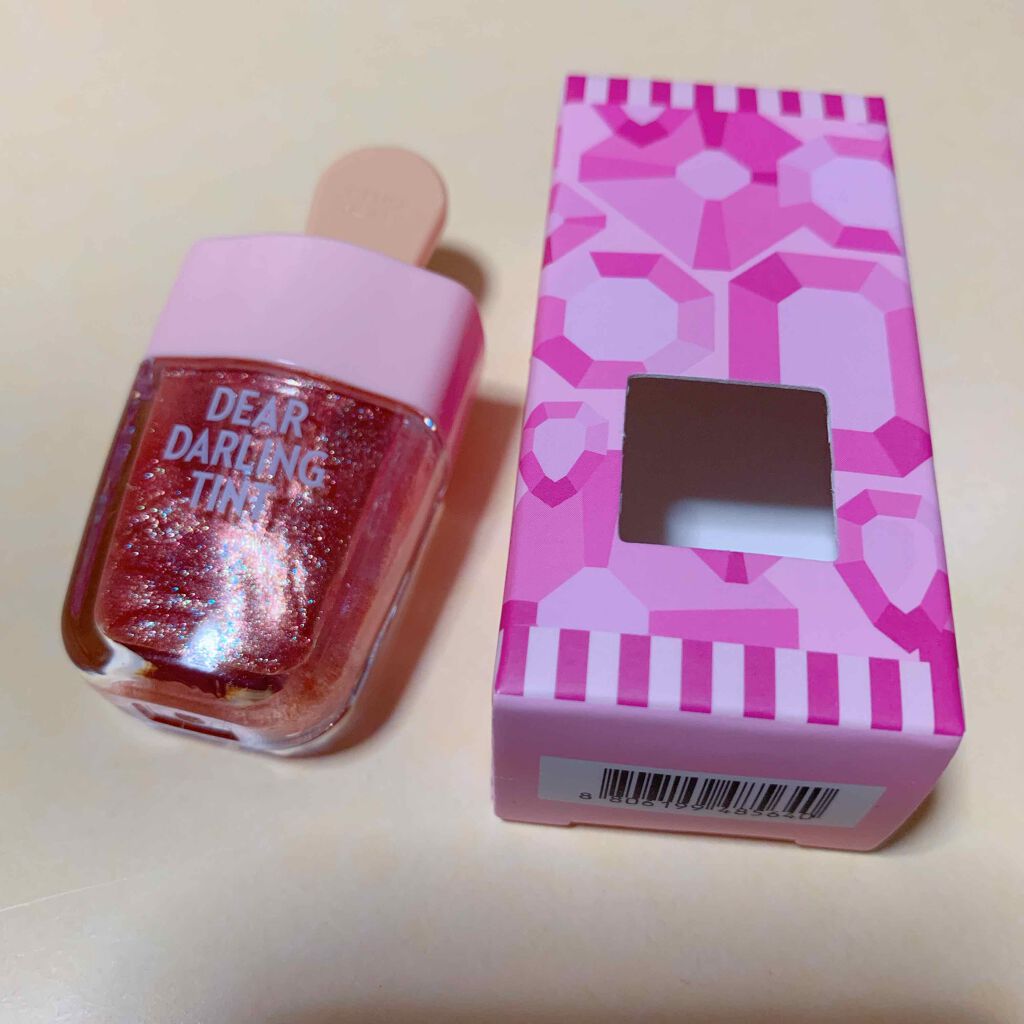 ディアダーリン ウォータージェルティント （アイスティント）/ETUDE/口紅を使ったクチコミ（1枚目）