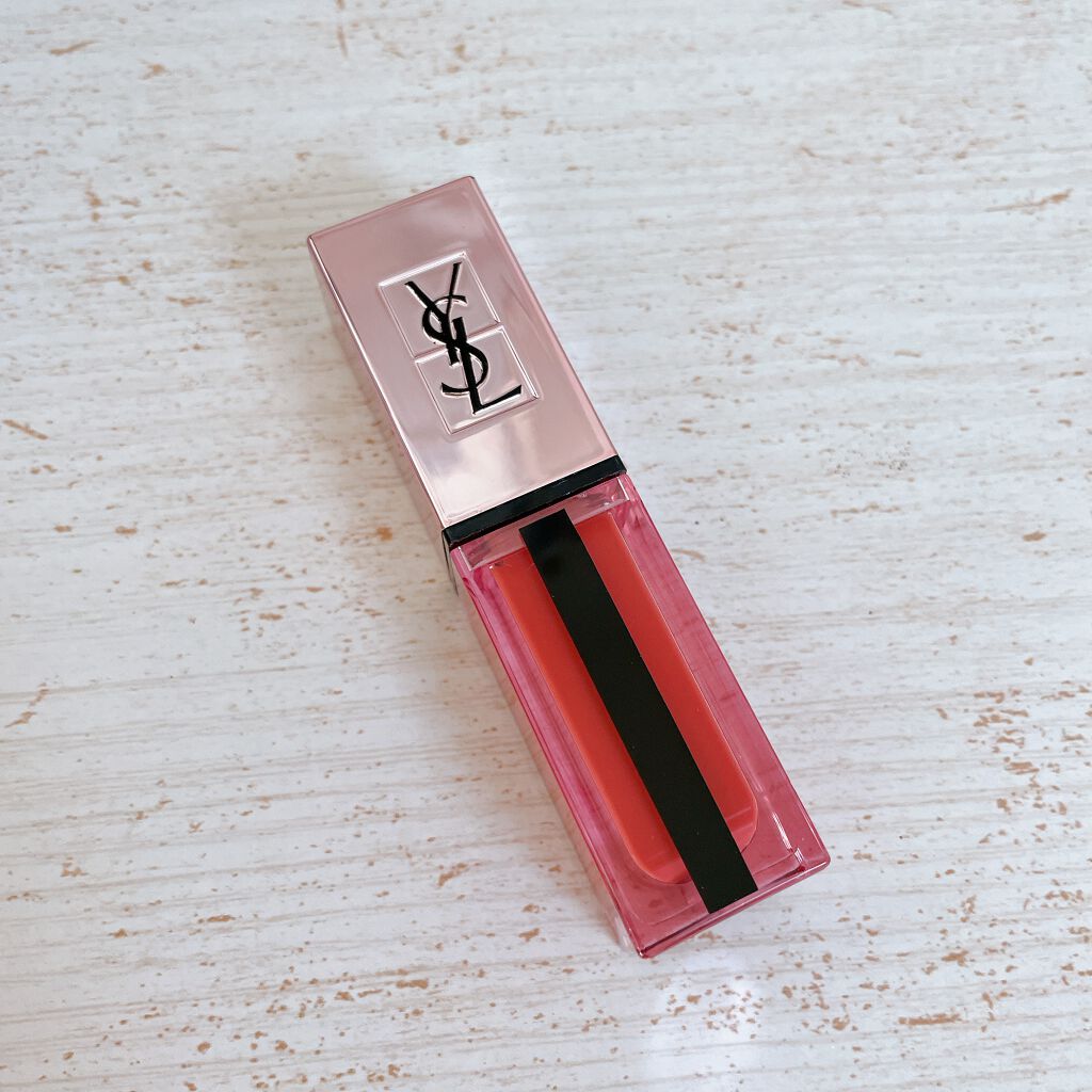 ルージュ ピュールクチュール ヴェルニ ウォーターグロウ/YVES SAINT LAURENT BEAUTE/口紅を使ったクチコミ(2枚目)