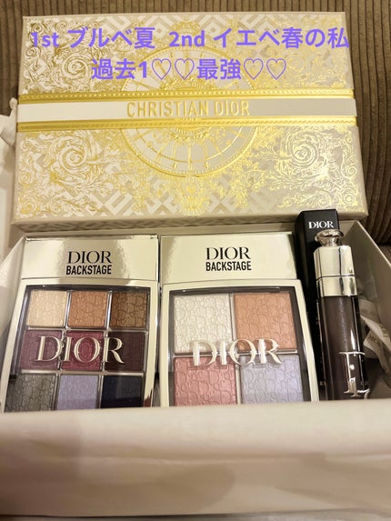 ディオール バックステージ フェイス グロウ パレット/Dior/ハイライトを使ったクチコミ(1枚目)