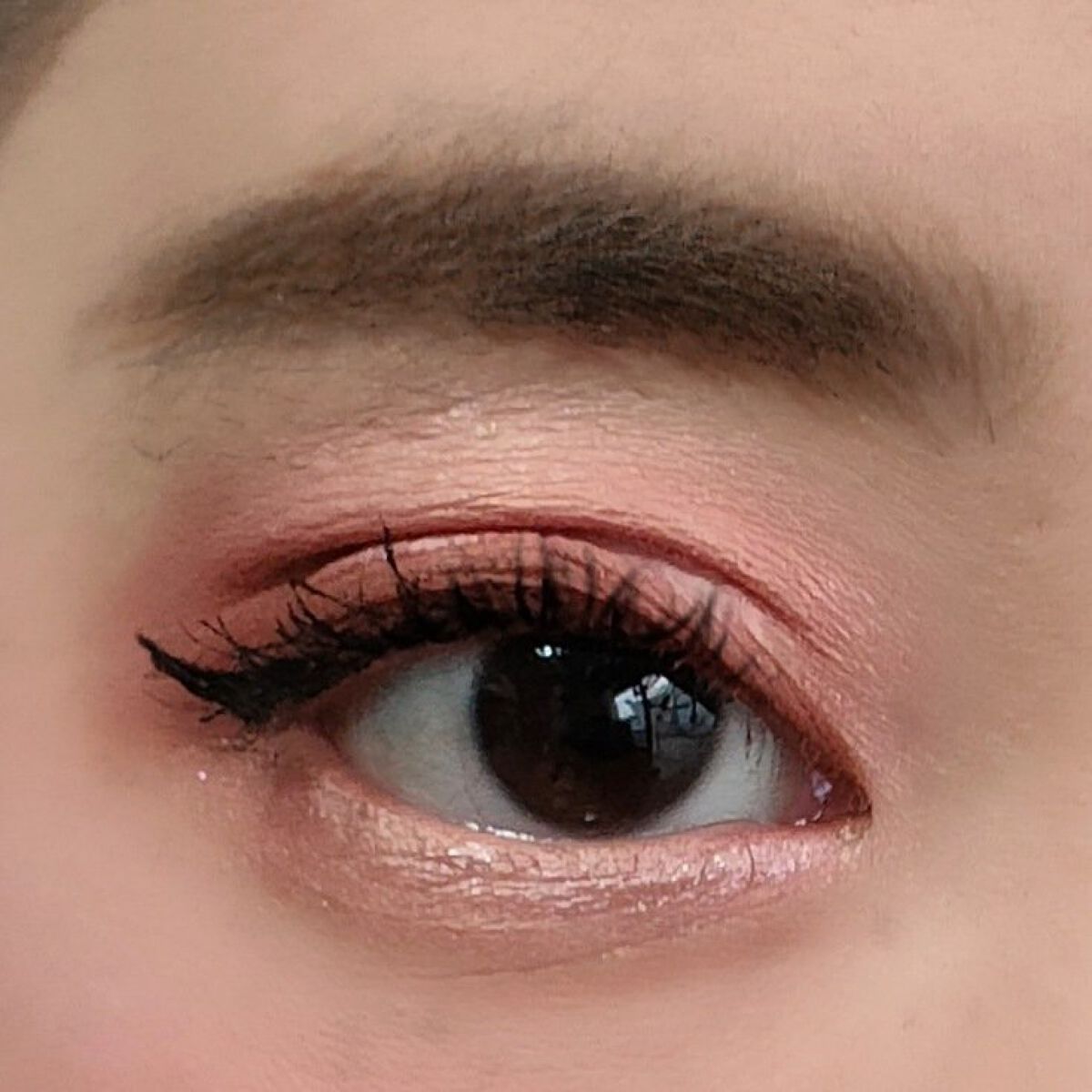 キャンメイク スーパーグリッターライナーのクチコミ「＼💖今日のメイク💖／

ということで、今回は、今日のメイクを、ご紹介します✨

ご興味のある方.....」（3枚目）