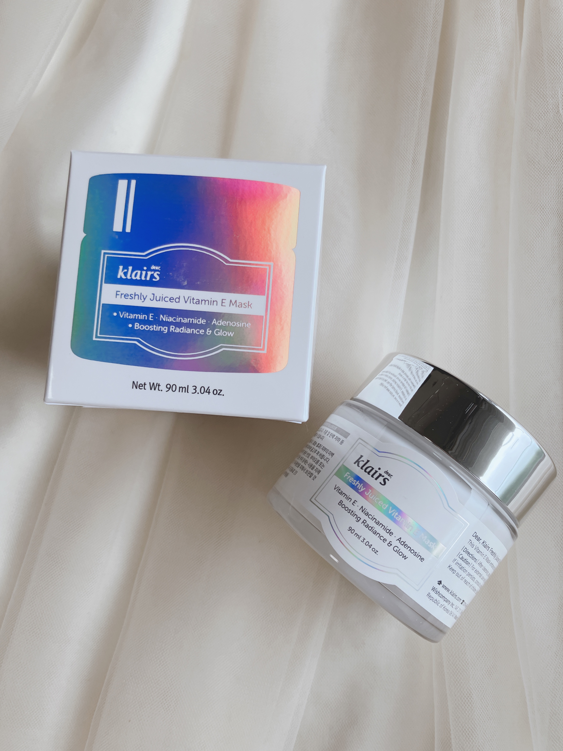 フレッシュリージュースドビタミンEマスク(90g)/Klairs/フェイスクリームを使ったクチコミ（2枚目）